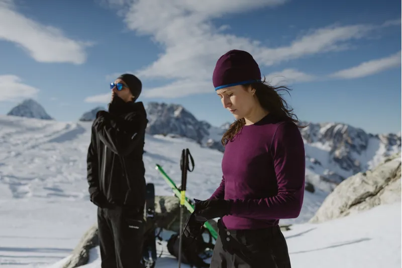 Icebreaker Womens 260 Tech Long Sleeved Crewe Top - Nightshade-3